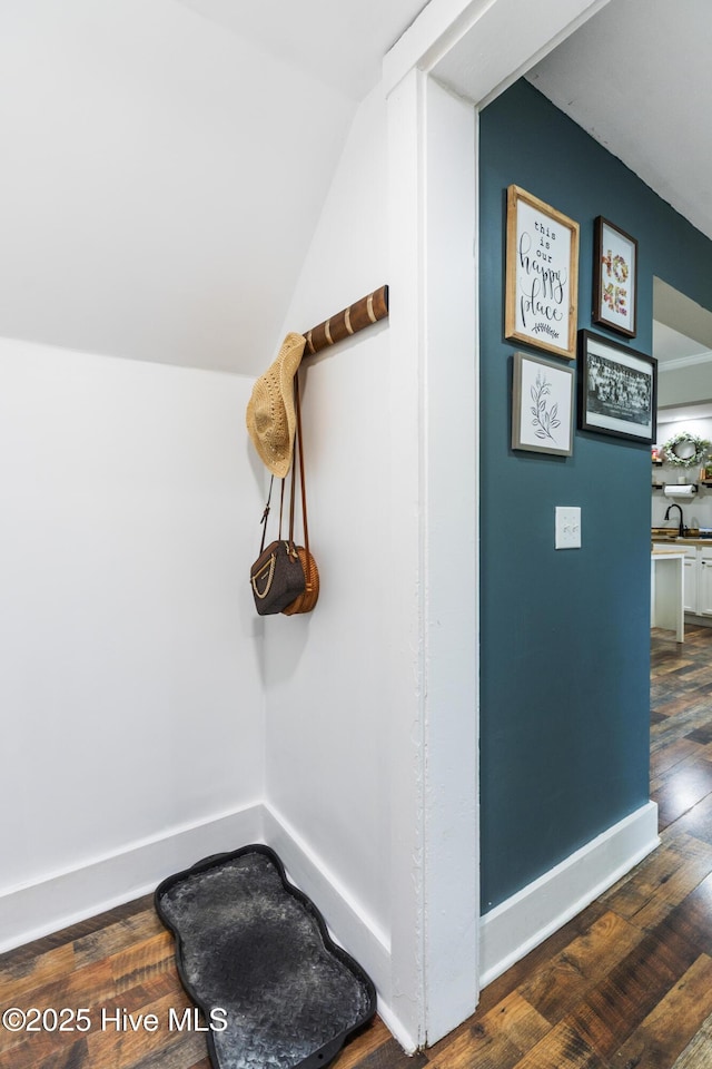 102 E 9th St, Washington, NC 27889 - detailed view of wood finished floors and baseboards