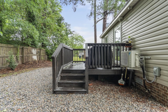 102 E 9th St, Washington, NC 27889 - deck featuring fence and a cooling unit