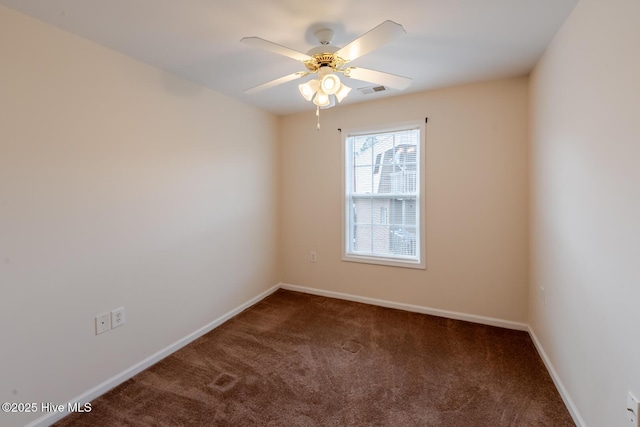 71 Precious Memories Ln, White Lake, NC 28337 - carpeted spare room with baseboards and a ceiling fan