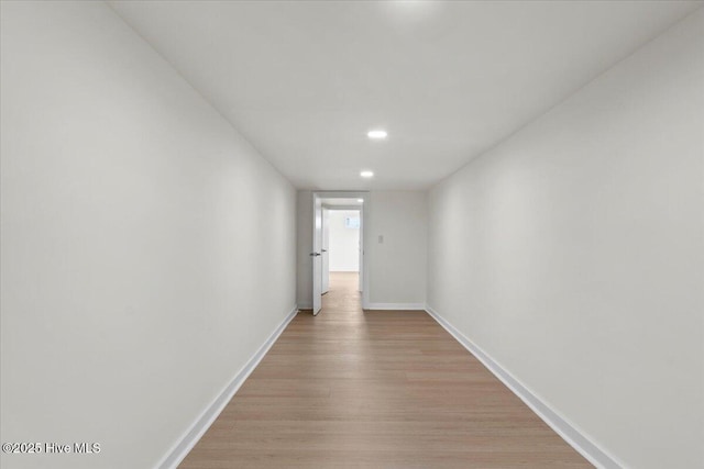 355 S Middleton Dr NW, Calabash, NC 28467 - hall featuring light wood finished floors, baseboards, and recessed lighting