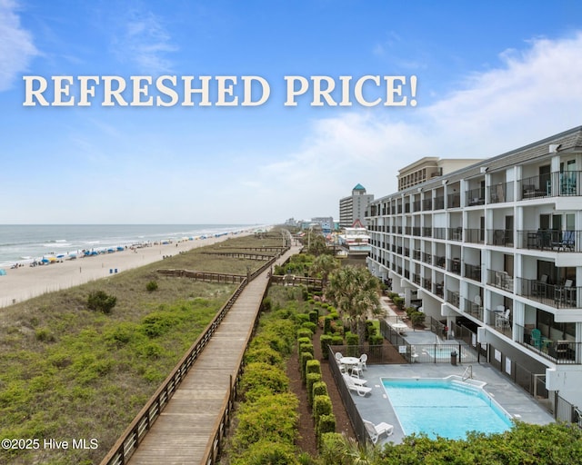222 Carolina Beach Ave N Unit 411, Carolina Beach, NC 28428 - water view with local beach