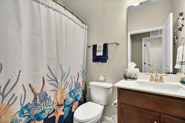 97 Eagle Claw Dr, Calabash, NC 28467 - full bath featuring vanity, toilet, and curtained shower