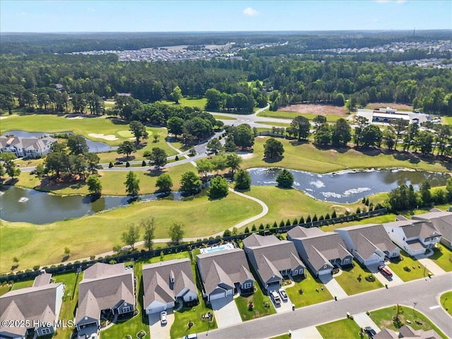 97 Eagle Claw Dr, Calabash, NC 28467 - aerial overview of property's location with nearby suburban area, a local golf course, and a nearby body of water
