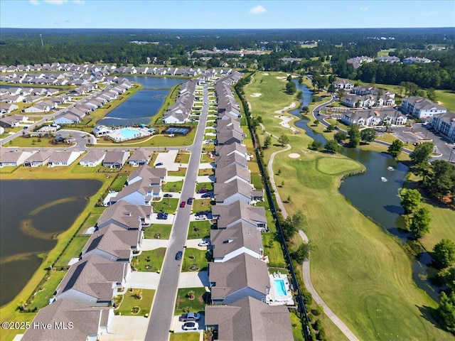 97 Eagle Claw Dr, Calabash, NC 28467 - aerial overview of property's location with nearby suburban area, a golf course, and a large body of water