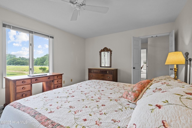 106 Millstone Rd, West End, NC 27376 - bedroom with ceiling fan