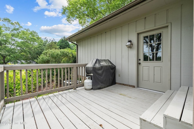 106 Millstone Rd, West End, NC 27376 - deck with a grill