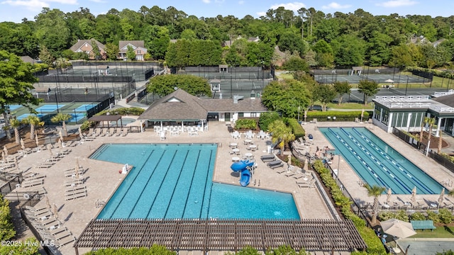 view of community pool