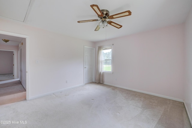 15554 US Highway 421, Burgaw, NC 28425 - carpeted spare room featuring a ceiling fan and baseboards