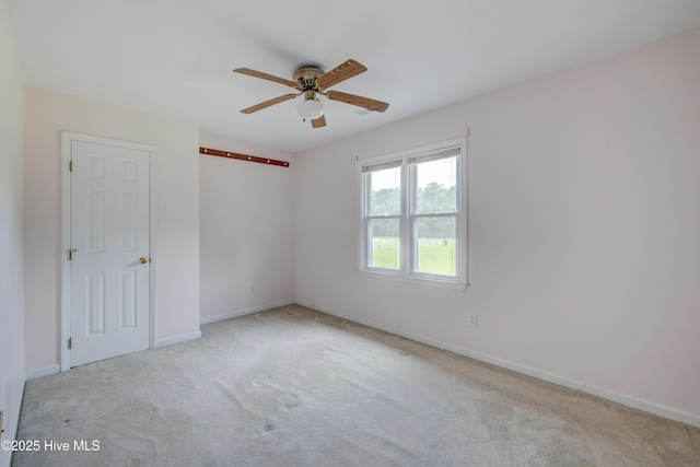 15554 US Highway 421, Burgaw, NC 28425 - unfurnished room featuring a ceiling fan, carpet, and baseboards