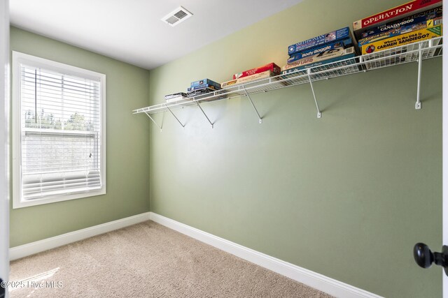 202 Bungalow Rd, Holly Ridge, NC 28445 - spacious closet featuring carpet floors