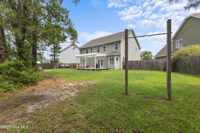 5613 Swiss Stone Ct, Wilmington, NC 28412 - back of property featuring a pergola