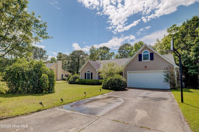3508 Whispering Pines Ct, Wilmington, NC 28409 - traditional-style house featuring concrete driveway and a front lawn
