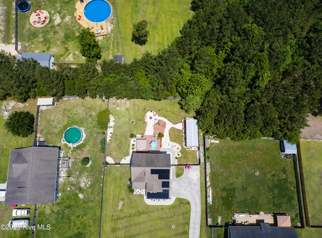 403 Stanford Ct, Maysville, NC 28555 - aerial overview of property's location with a pool area