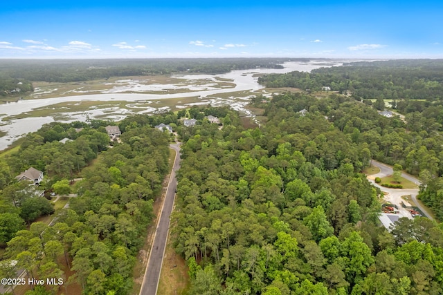 2112 Arnold Palmer Dr, Shallotte, NC 28470 - aerial view of property's location featuring a heavily wooded area and a nearby body of water