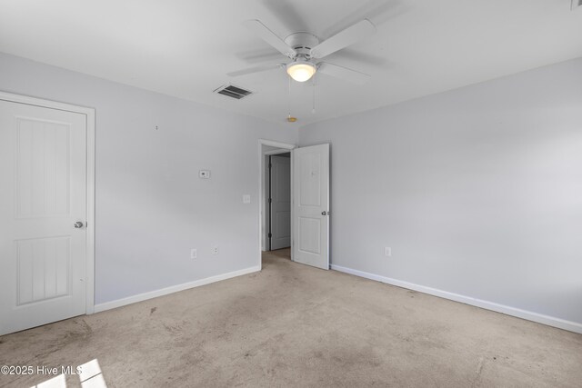 149 Lee St, Holly Ridge, NC 28445 - unfurnished bedroom with baseboards, carpet, and ceiling fan