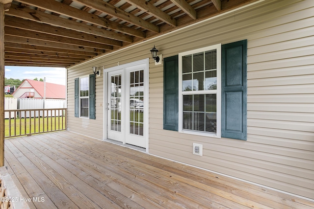149 Lee St, Holly Ridge, NC 28445 - view of deck