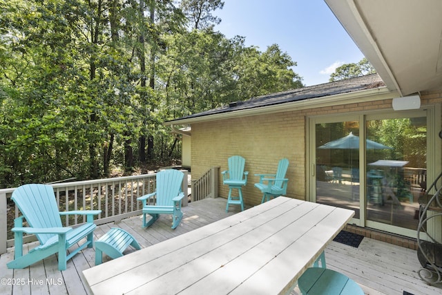 221 Quail Ridge Rd, Wilmington, NC 28409 - view of wooden terrace