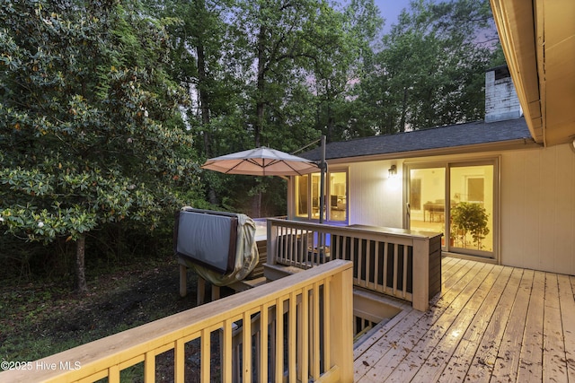 221 Quail Ridge Rd, Wilmington, NC 28409 - view of deck