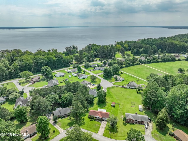 211 Michele Dr, New Bern, NC 28560 - aerial perspective of suburban area featuring a large body of water
