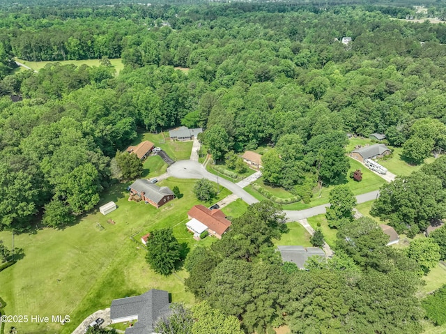 211 Michele Dr, New Bern, NC 28560 - aerial view of a heavily wooded area