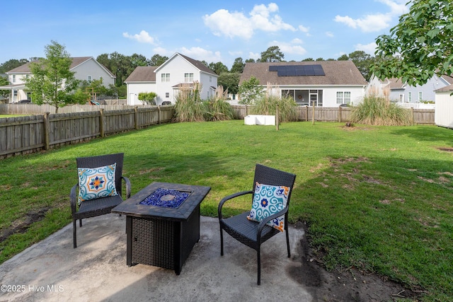 433 Landsdowne Cir, Hampstead, NC 28443 - view of yard featuring a fire pit and a residential view