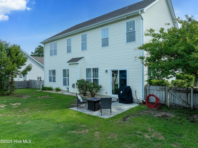 433 Landsdowne Cir, Hampstead, NC 28443 - back of house featuring a patio area