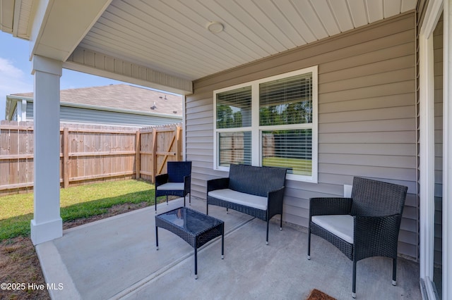 1145 Saint Augustine Dr, Castle Hayne, NC 28429 - view of patio with an outdoor hangout area