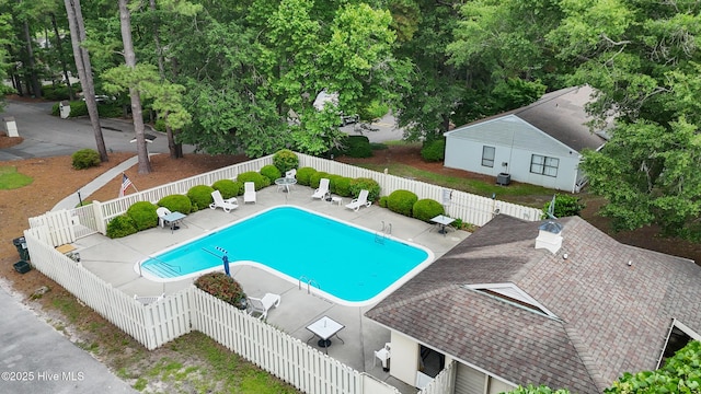 935 Birch Creek Dr, Wilmington, NC 28403 - view of pool with a fenced backyard and a patio