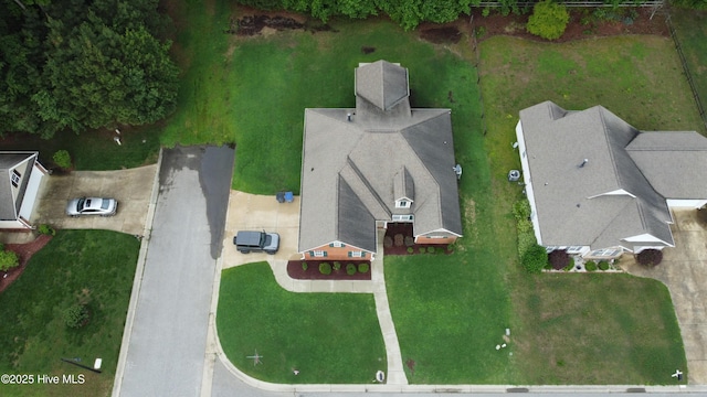 view from above of property
