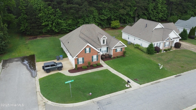 aerial view of property and surrounding area