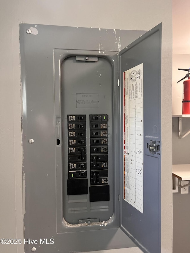 527 Chicora St, Grimesland, NC 27837 - utility room with electric panel
