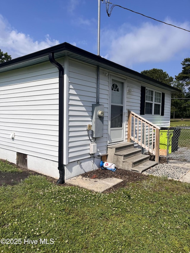 527 Chicora St, Grimesland, NC 27837 - view of front of house with crawl space