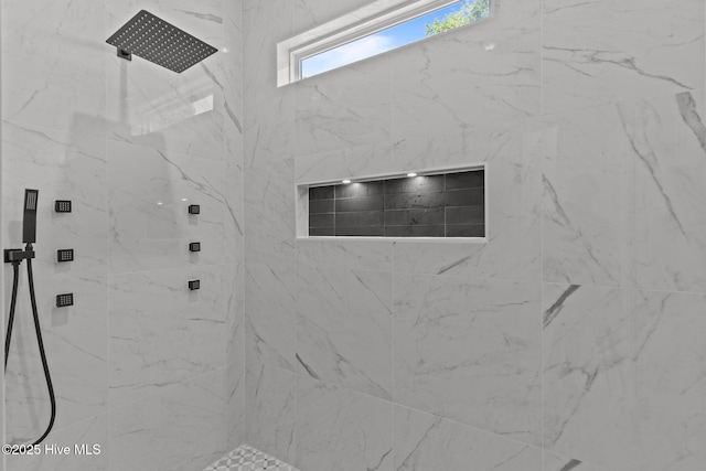 9213 Rivendell Pl SW, Calabash, NC 28467 - bathroom featuring a marble finish shower