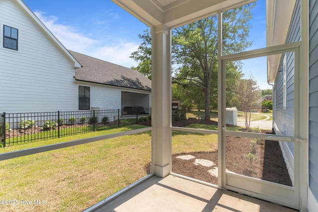 9213 Rivendell Pl SW, Calabash, NC 28467 - view of unfurnished sunroom