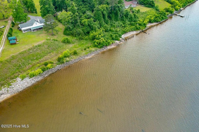 4512 Rivershore Dr, New Bern, NC 28560 - aerial view of property and surrounding area featuring a large body of water