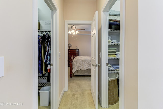 203 Abbey Ln, Wilmington, NC 28411 - hall with light carpet and baseboards