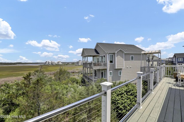 53 N Ridge Ln, Surf City, NC 28445 - view of wooden terrace