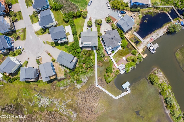 53 N Ridge Ln, Surf City, NC 28445 - aerial overview of property's location with nearby suburban area and a large body of water