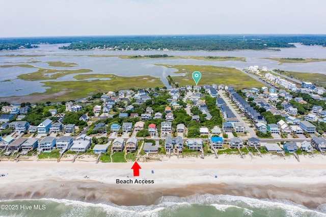 53 N Ridge Ln, Surf City, NC 28445 - aerial view of residential area with extended coastline