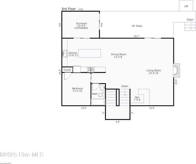 53 N Ridge Ln, Surf City, NC 28445 - room layout