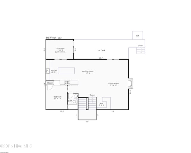 53 N Ridge Ln, Surf City, NC 28445 - floor plan / room layout