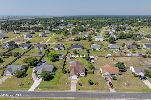 176 Lewis Rd, Hampstead, NC 28443 - aerial view of property's location with nearby suburban area