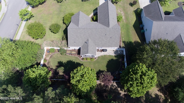 view from above of property