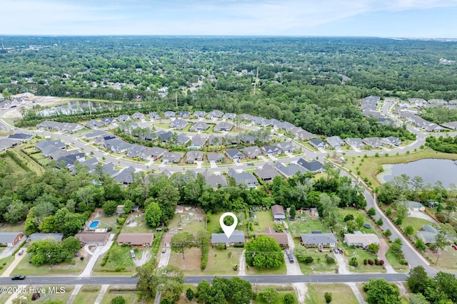 514 Mohican Trl, Wilmington, NC 28409 - aerial view of property's location featuring a nearby body of water and nearby suburban area