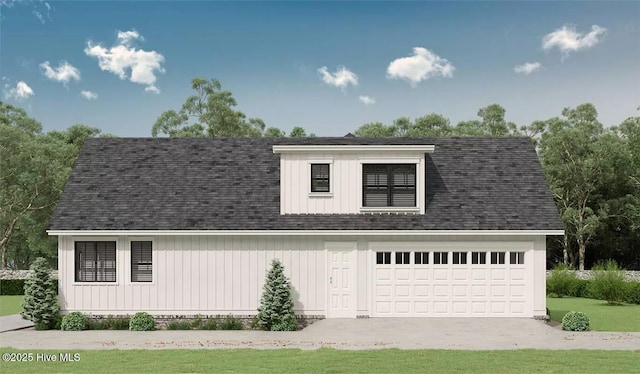 9 Mashie Ct SW, Carolina Shores, NC 28467 - view of front of house featuring a garage and a shingled roof
