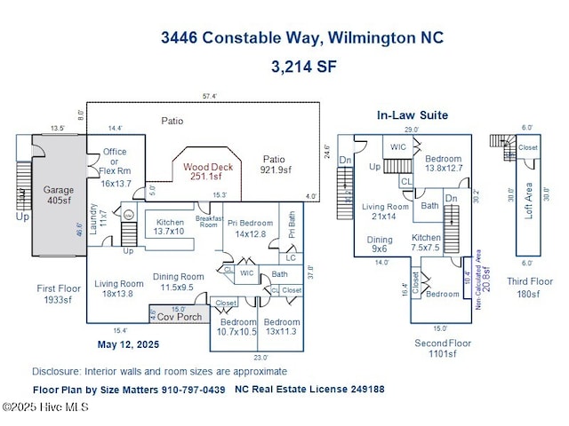 3446 Constable Way, Wilmington, NC 28405 - property floor plan