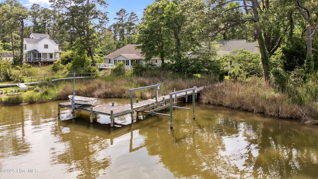 6112 Horton Rd, Oriental, NC 28571 - dock featuring a water view
