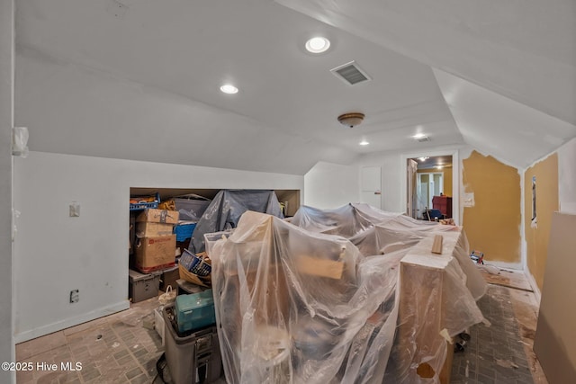 270 N Jenkins St, Holly Ridge, NC 28445 - bonus room featuring vaulted ceiling, recessed lighting, and baseboards