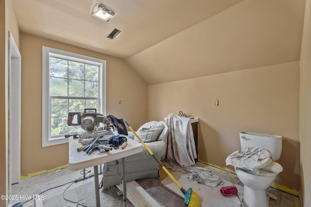 270 N Jenkins St, Holly Ridge, NC 28445 - additional living space with vaulted ceiling and baseboards