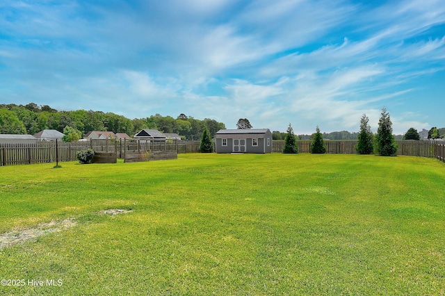 115 Elrod Rd, Moyock, NC 27958 - view of yard with an outdoor structure and a shed